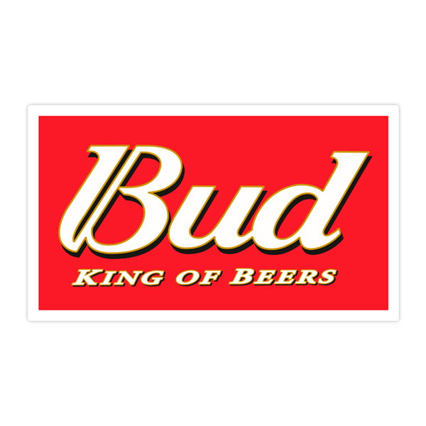 Adesivi per Auto e Moto: Bud King of Beers