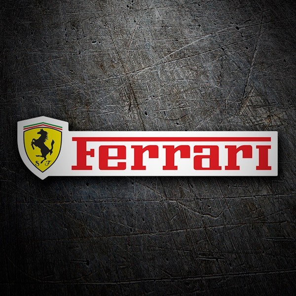 Adesivi per Auto e Moto: Squadra Ferrari 