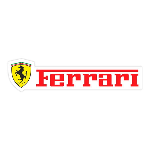 Adesivi per Auto e Moto: Squadra Ferrari 