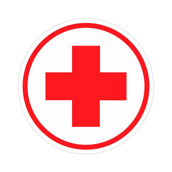 Adesivi Murali: Croce Rossa