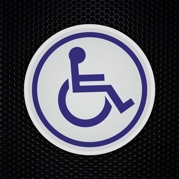 Adesivi per Auto e Moto: Segno di Handicap