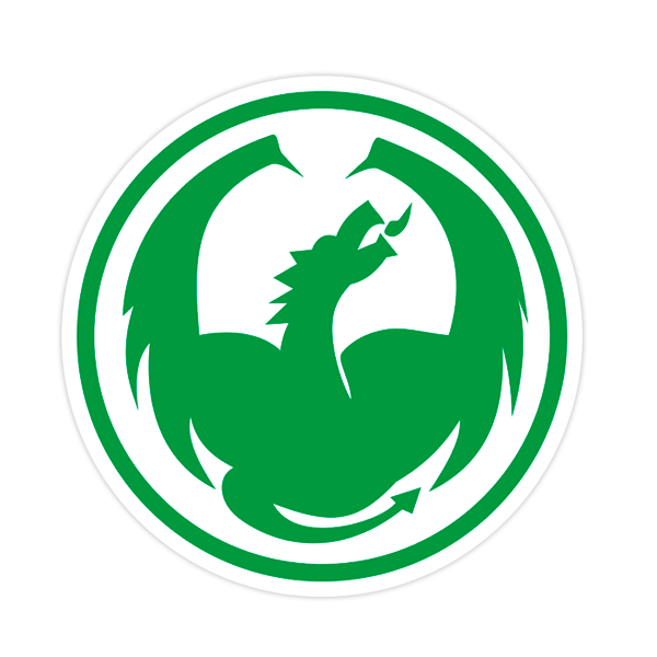 Adesivi per Auto e Moto: Drago verde