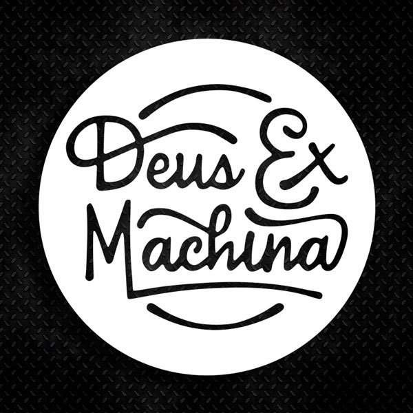 Adesivi per Auto e Moto: Deus ex Machina Cerchio