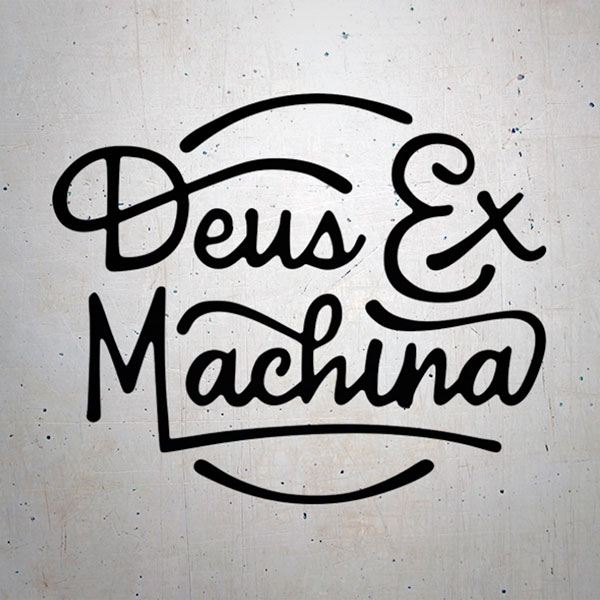 Adesivi per Auto e Moto: Moto Deus ex Machina