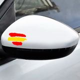 Adesivi per Auto e Moto: Bandiera Spagna Kit 5