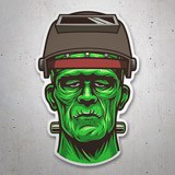 Adesivi per Auto e Moto: Frankenstein Saldatore 3