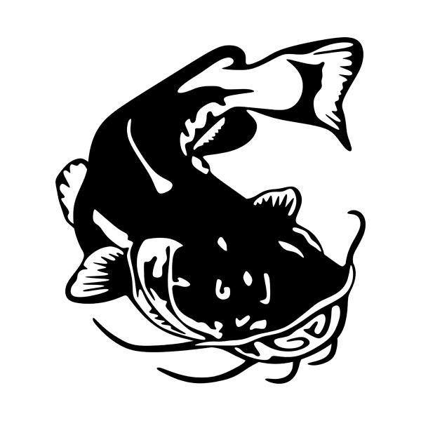 Adesivi per Auto e Moto: Pesce Gatto