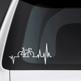 Adesivi per Auto e Moto: Cardiogramma Bicicletta 3