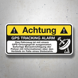 Adesivi per Auto e Moto: Achtung GPS 3