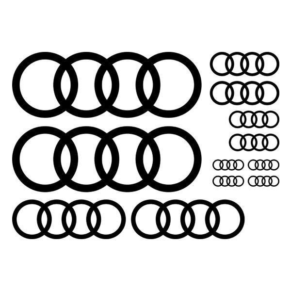 Adesivi per Auto e Moto: Set di adesivi Audi
