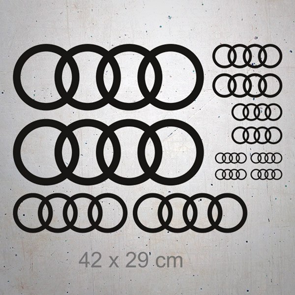 Adesivi per Auto e Moto: Set di adesivi Audi