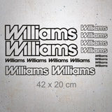 Adesivi per Auto e Moto: Set 16X Williams 2