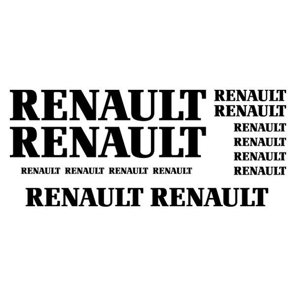 Adesivi per Auto e Moto: Set 14X Renault