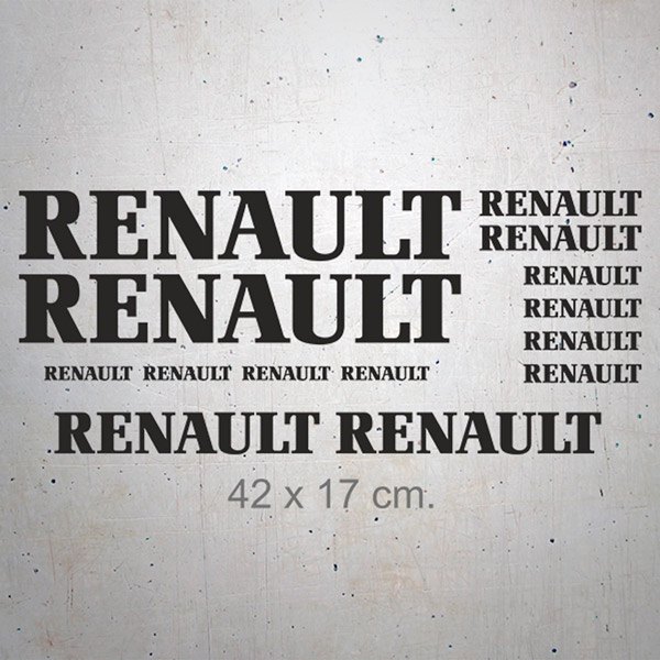 Adesivi per Auto e Moto: Set 14X Renault