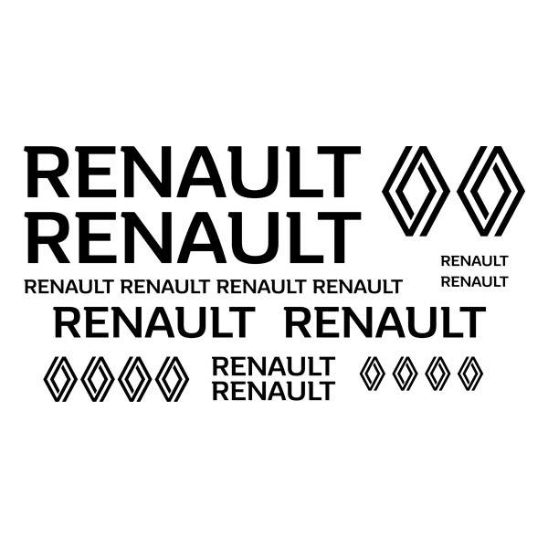 Adesivi per Auto e Moto: Set 22X Renault