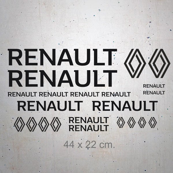 Adesivi per Auto e Moto: Set 22X Renault