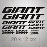 Adesivi per Auto e Moto: Set 14X Giant 2