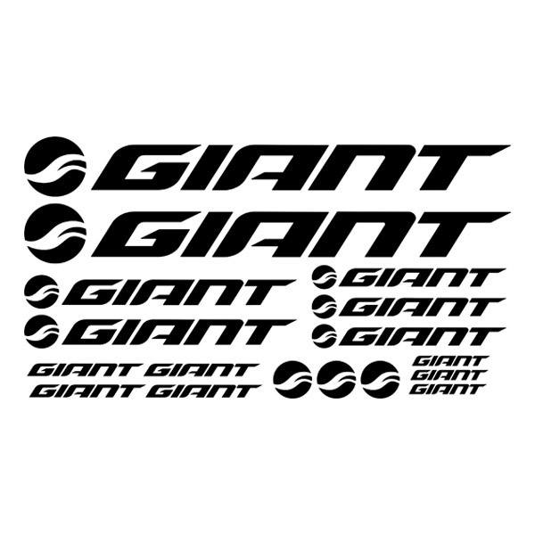 Adesivi per Auto e Moto: Set 17X Giant