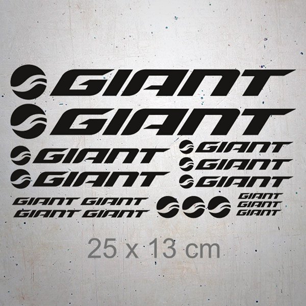 Adesivi per Auto e Moto: Set 17X Giant