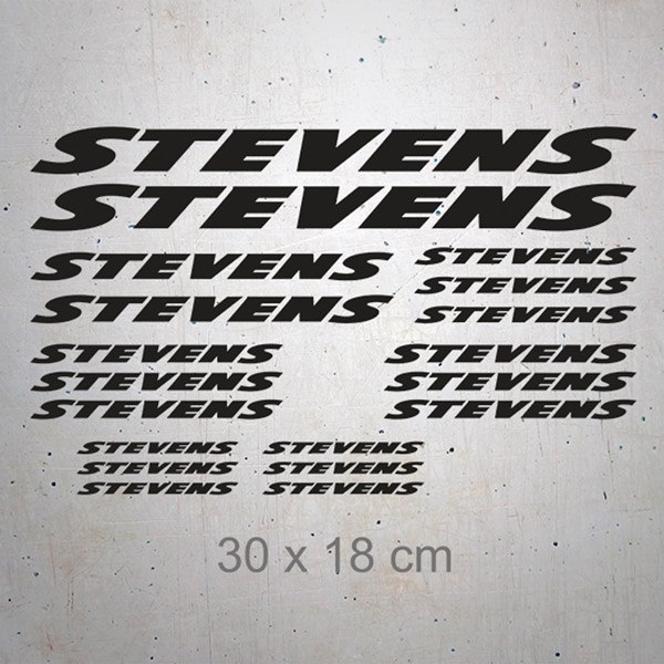 Adesivi per Auto e Moto: Set 19X Stevens