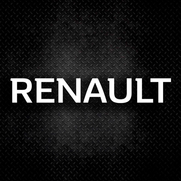 Adesivi per Auto e Moto: Tipografia Renault