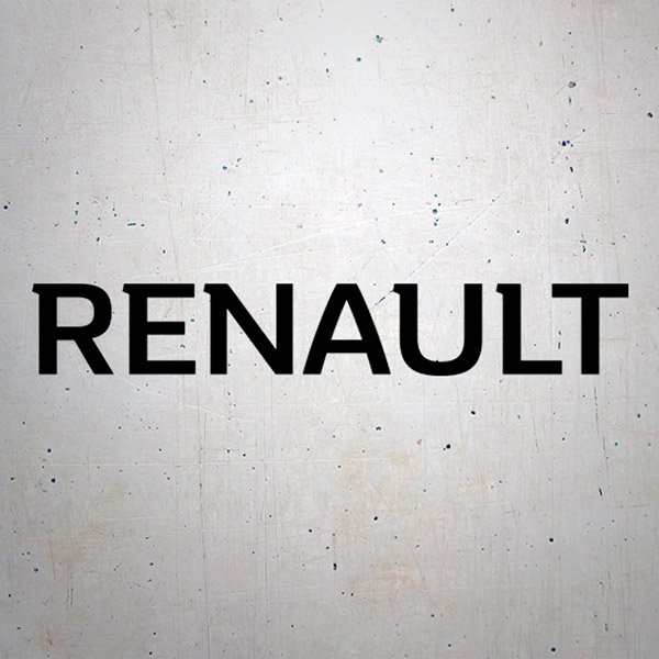 Adesivi per Auto e Moto: Tipografia Renault