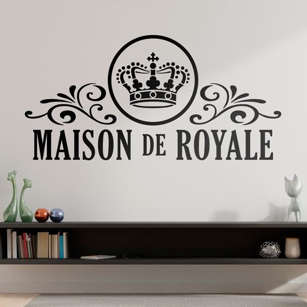 Adesivi Murali: Maison de Royale Personalizzato