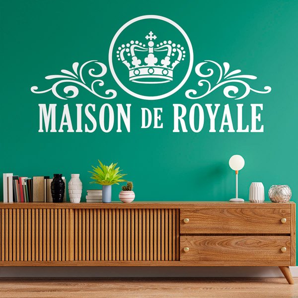 Adesivi Murali: Maison de Royale Personalizzato