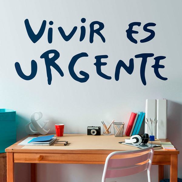 Adesivi Murali: Vivere è Urgente 