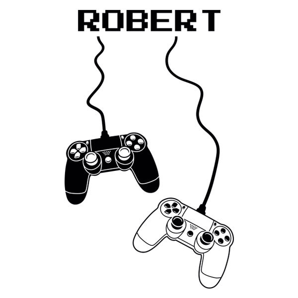Adesivi Murali: Controller della Play Station Personalizzato 