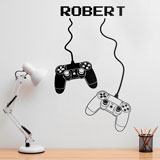 Adesivi Murali: Controller della Play Station Personalizzato  2
