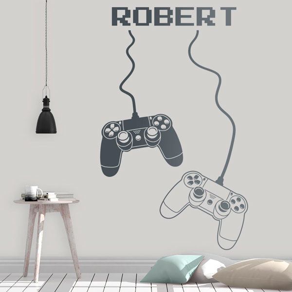 Adesivi Murali: Controller della Play Station Personalizzato 