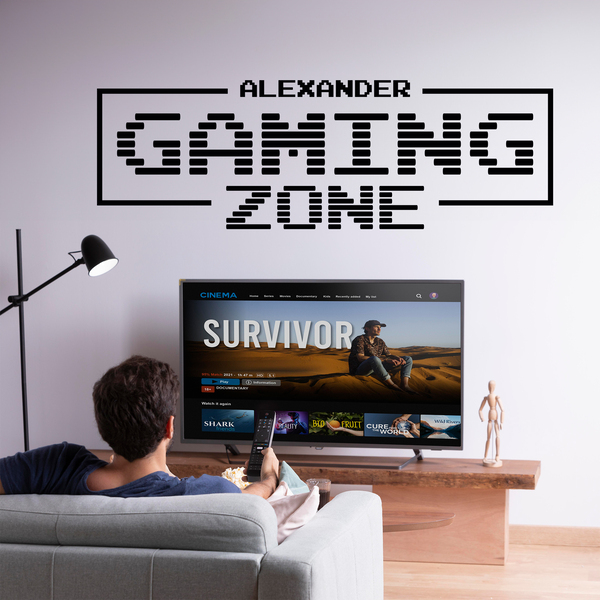 Adesivi Murali: Gaming Zone Personalizzato