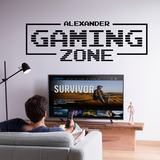 Adesivi Murali: Gaming Zone Personalizzato 2