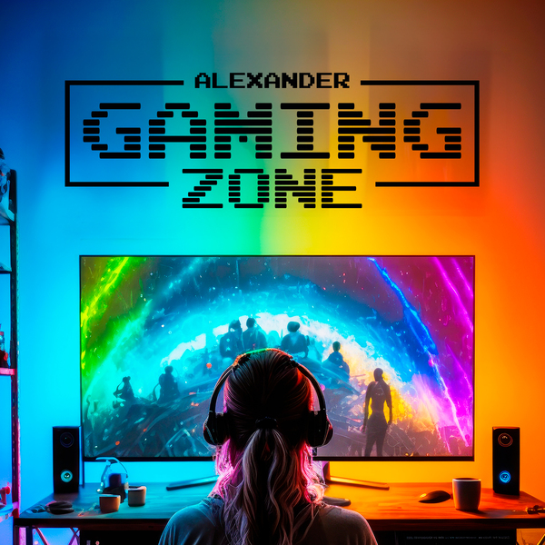 Adesivi Murali: Gaming Zone Personalizzato