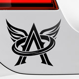 Adesivi per Auto e Moto: Arcángel Logo Musica 3