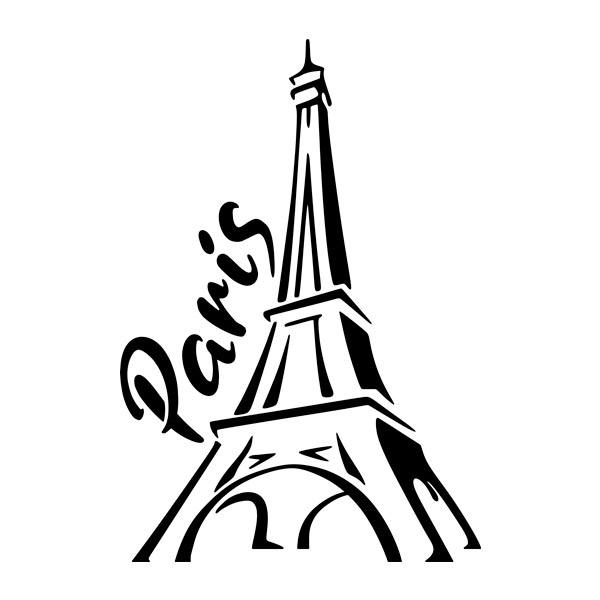 Adesivi Murali: Torre Eiffel, Parigi, Francia