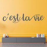 Adesivi Murali: C'est la vie, francese 3