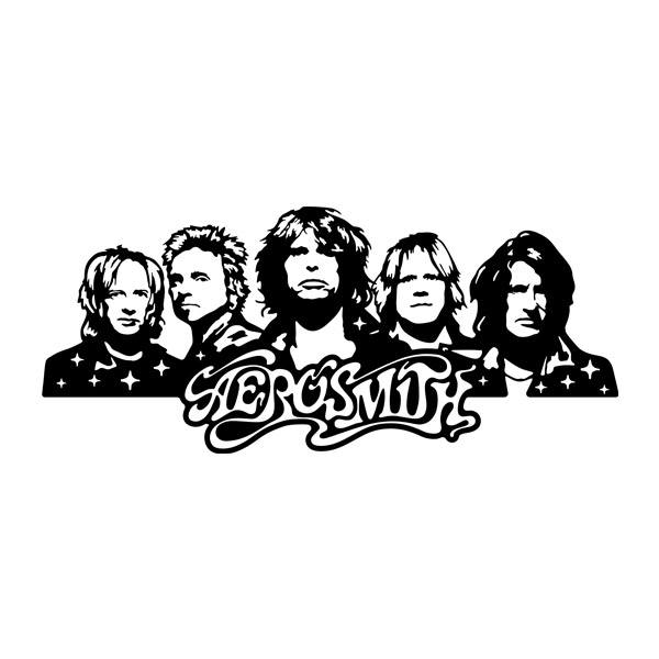 Adesivi Murali: Aerosmith Rock