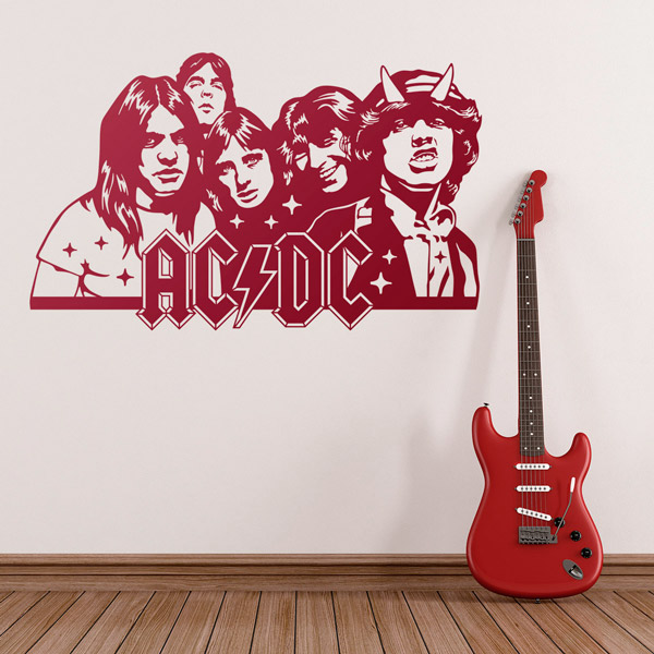 Adesivi Murali: ACDC Rock