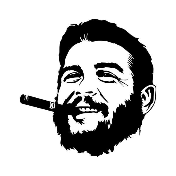 Adesivi Murali: Che Guevara con Puro