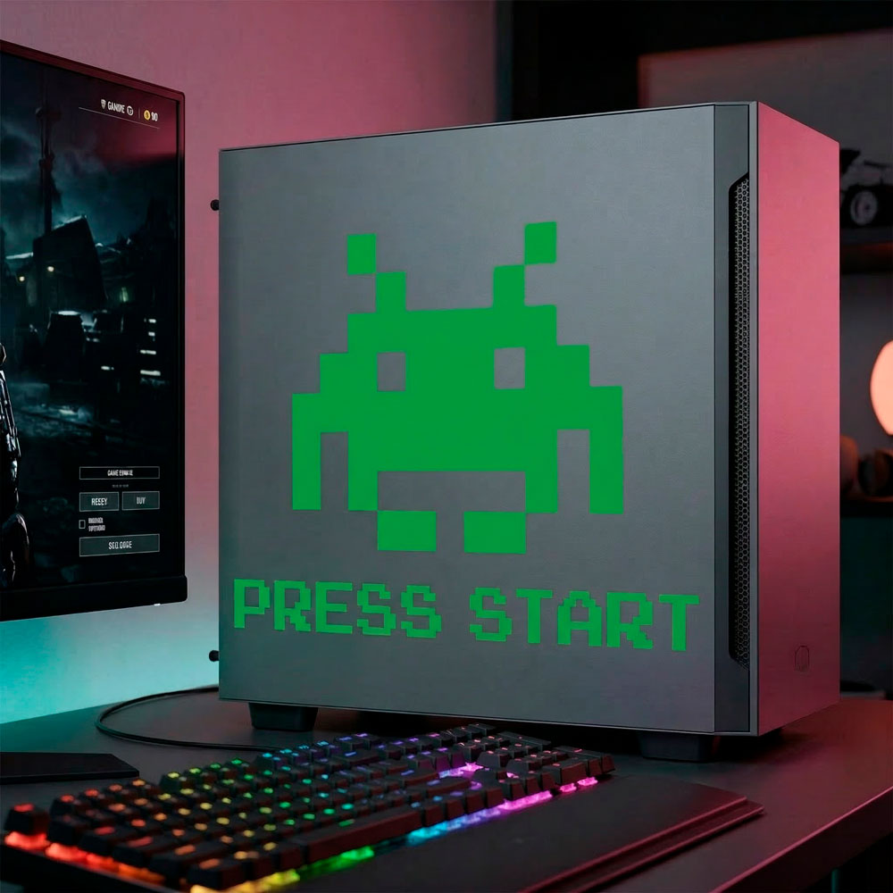 Space Invaders Press Start 12