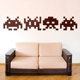 Adesivi Murali: Space Invaders Marziani 2