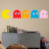 Adesivi Murali: Pac-Man e 4 Fantasmi 3