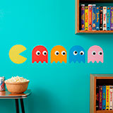 Adesivi Murali: Pac-Man e 4 Fantasmi 19
