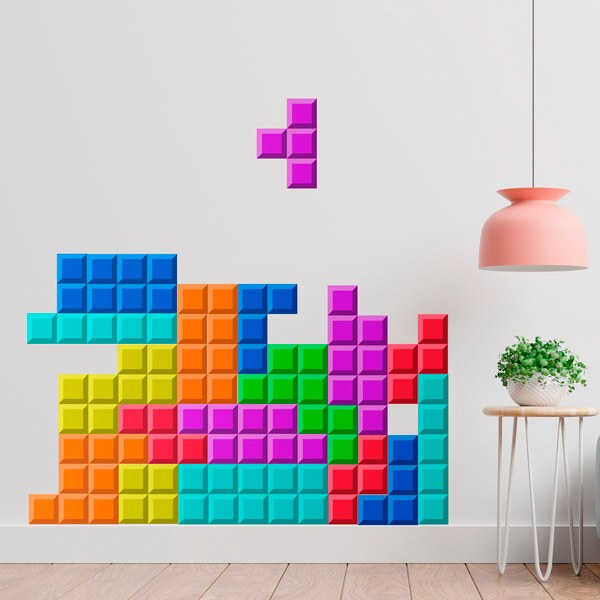 Adesivi Murali: Tetris Pezzi