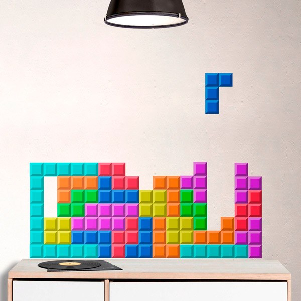 Adesivi Murali: Tetris Pezzi