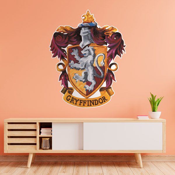 Adesivo Murale Emblema di Harry Potter Gryffondor