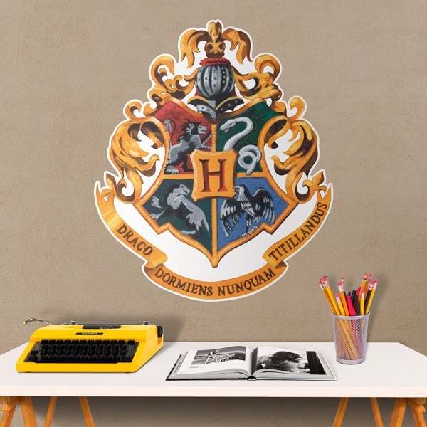 Adesivi Murali: Emblema di Hogwarts di Harry Potter