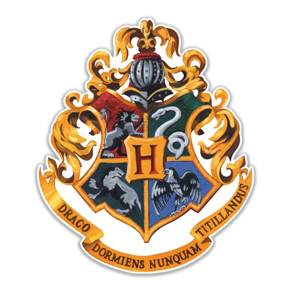 Adesivi Murali: Emblema di Hogwarts di Harry Potter